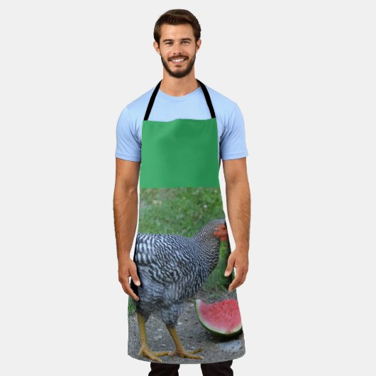 Tablier Poulet aime la pastèque (Porté)