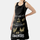 Tablier Poulets Et Jardinage (Insitu)