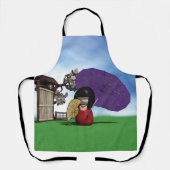 Tablier Poupée Kokeshi (Recto)