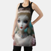 Tablier Poupée Vintage bleue, (Insitu)