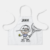 Tablier pour enfant personnalisé avec dessin animé (Recto)