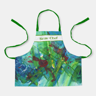 Tablier pour enfants - Art acrylique Abstrait