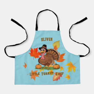 Tablier pour enfants Dinde Mignonne – Nom du Petit