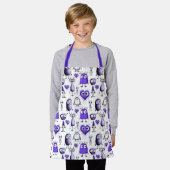 Tablier pour enfants Monstre Violet (Porté)