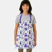 Tablier pour enfants Monstre Violet (Insitu)