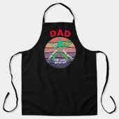 Tablier Pour Homme Coucher De Soleil Design Noir C (Recto)