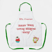 Tablier pour le concours de décoration de cupcakes (Recto)