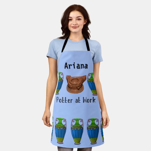 Tablier pour Potter au travail avec Roue et Poteri (Porté)