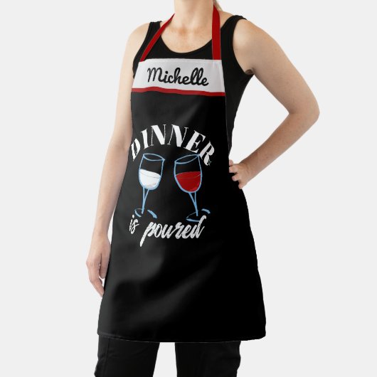 Tablier Pour Some Fun Personalized Hostess Wine Gift (Insitu)