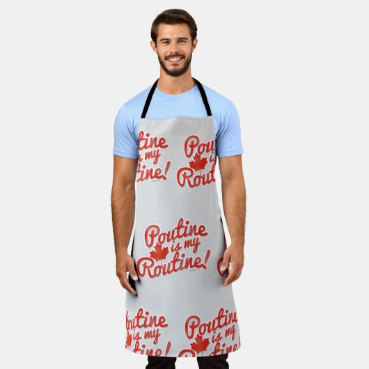 Tablier Poutine est ma routine (Porté)