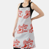 Tablier Poutine est ma routine (Insitu)
