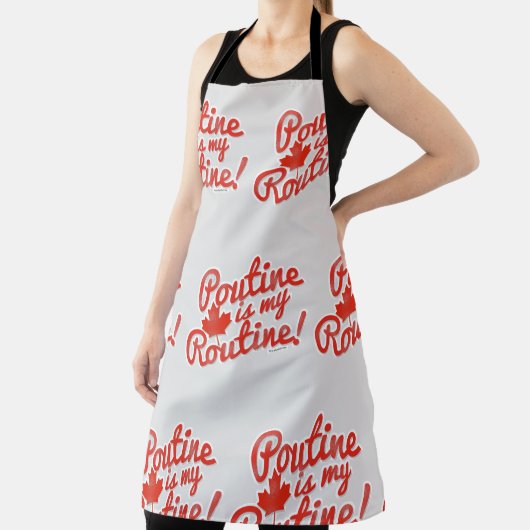 Tablier Poutine est ma routine (Insitu)