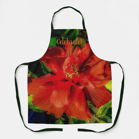 Tablier Pouvoir de Fleur Rouge (Recto)