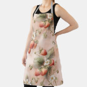 Tablier prairie d'été avec fraises mûres (Insitu)