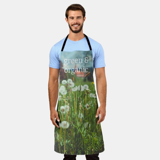 Tablier prairie d'été avec pandelions (Porté)