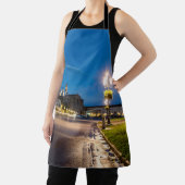 Tablier Prato della Valle la nuit à Padova, Italie (Insitu)