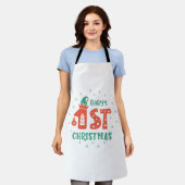 Tablier Premier Noël de bébé (Porté)