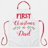 Tablier Premier Noël en tant que père (Recto)
