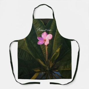 Tablier Première floraison, plumérie