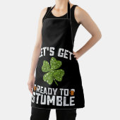 Tablier Préparons-nous à trébucher Drôle de St Patrick's D (Insitu)