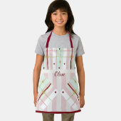 Tablier Preppy Atomic Age Kids Apron (Insitu)