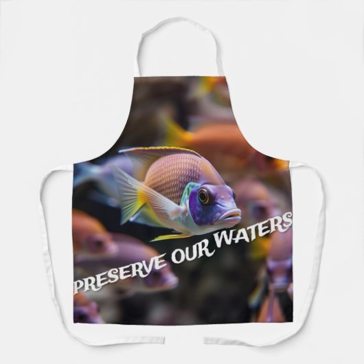 Tablier Préserver nos eaux (Recto)