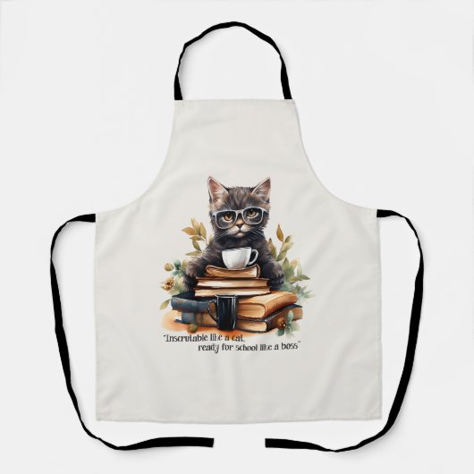 Tablier Prêt Pour L'École Comme Un Patron (Recto)