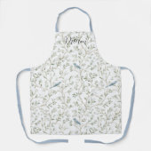 Tablier Pretty Blue Birds Dream (Recto)