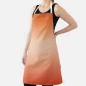 Tablier Pretty Ombre Hot Summer Orange & Apricot Gradient (Insitu)