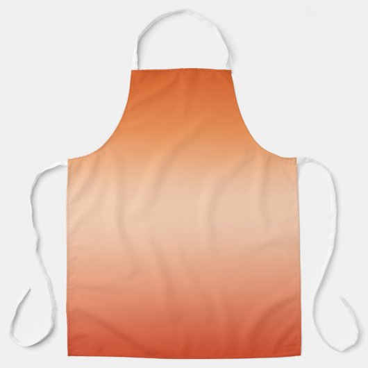 Tablier Pretty Ombre Hot Summer Orange & Apricot Gradient (Recto)