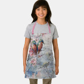 Tablier Pretty Painted Kingfish and Flowers (Insitu)