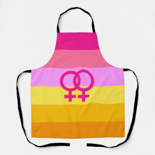 Tablier Pride de l'aube lesbienne WLW