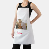 Tablier Pride mois ajouter gay couple photo nom amour LQBT (Insitu)