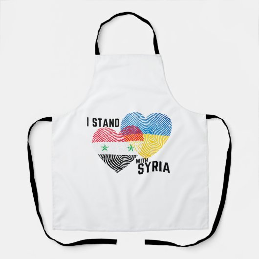 Tablier Priez pour la Syrie (Recto)
