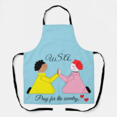 Tablier Priez pour le pays et les coeurs : (Recto)