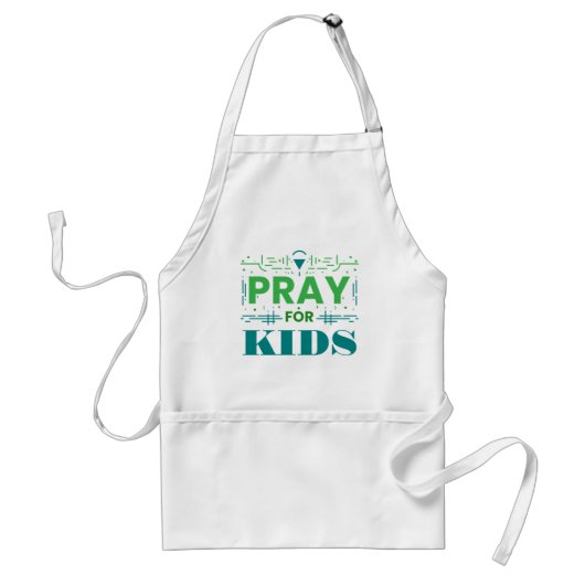 Tablier Priez pour les enfants (Devant)