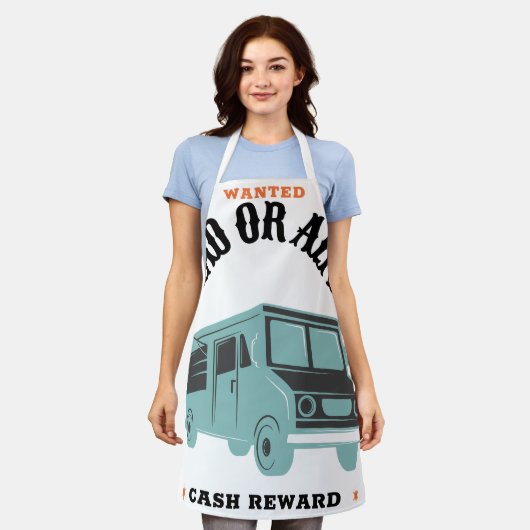 Tablier Prime Recherchée en espèces morte ou vivante (Porté)