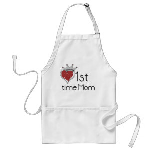 Tablier Princess Heart 1st Time Maman Tshirts et cadeaux
