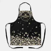 Tablier Princesse avec diamants - Or (Recto)