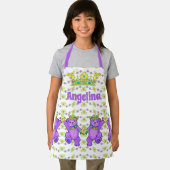 Tablier Princesse de la Couronne Ours pourpres (Insitu)