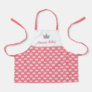 Tablier Princesse rose Motif et nom