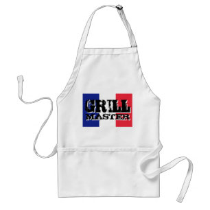 Tablier principal de gril avec le drapeau françai