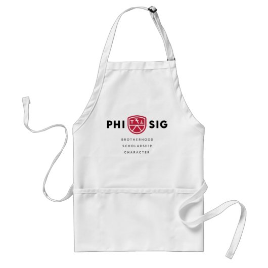 Tablier Principes Phi Sigma Kappa (Devant)