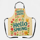 Tablier Printemps floral (Recto)