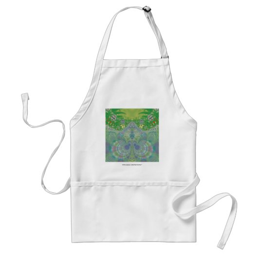 Tablier Printemps vert (Devant)