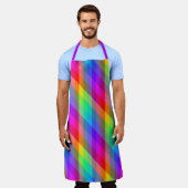 Tablier Prises spectrales colorées (Porté)