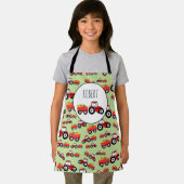 Tablier Produit de la ferme de camion de tracteur rouge pe (Insitu)