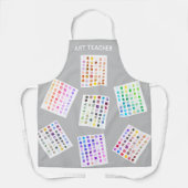 Tablier Professeur d'art coloré (Recto)