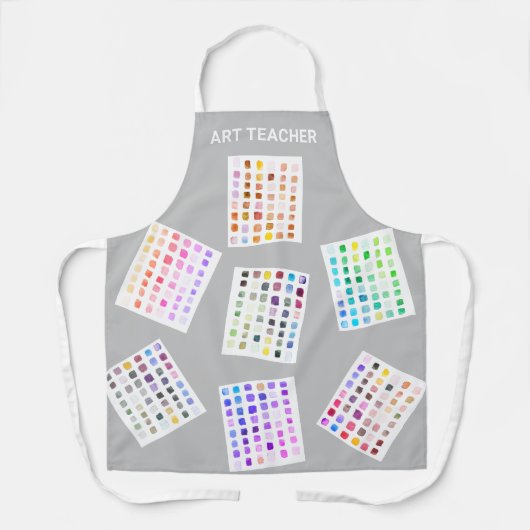 Tablier Professeur d'art coloré (Recto)