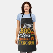 Tablier Professeur de 4e année Faboolous Halloween (Porté)